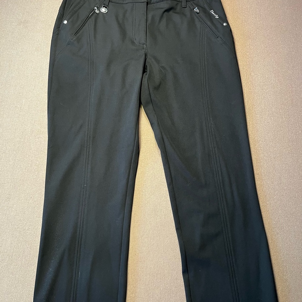 Daily Sports Black Straight Leg Women's Pants